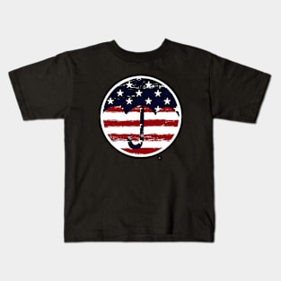 umbrella academy - american flag Kids T-Shirt